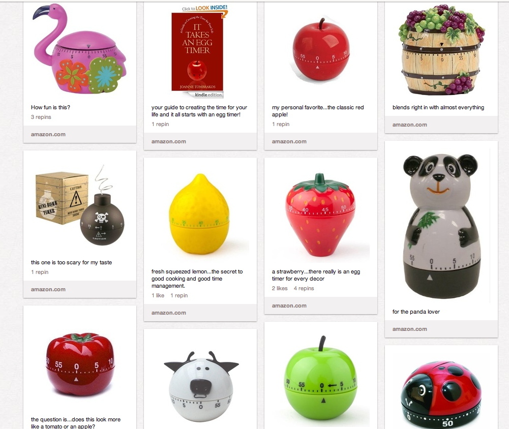 The Many Faces Of The Egg Timer joanne tombrakos