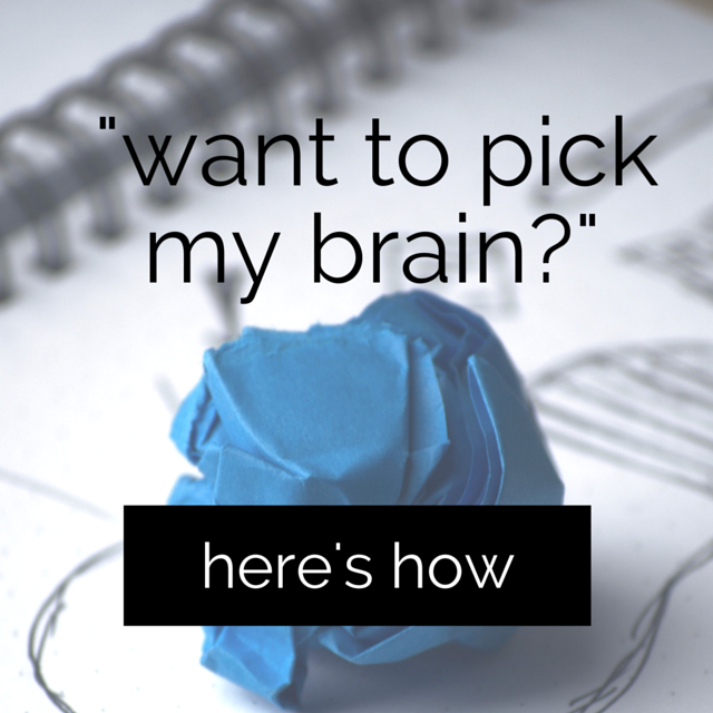 Pick My Brain One On One Marketing And Career Coaching